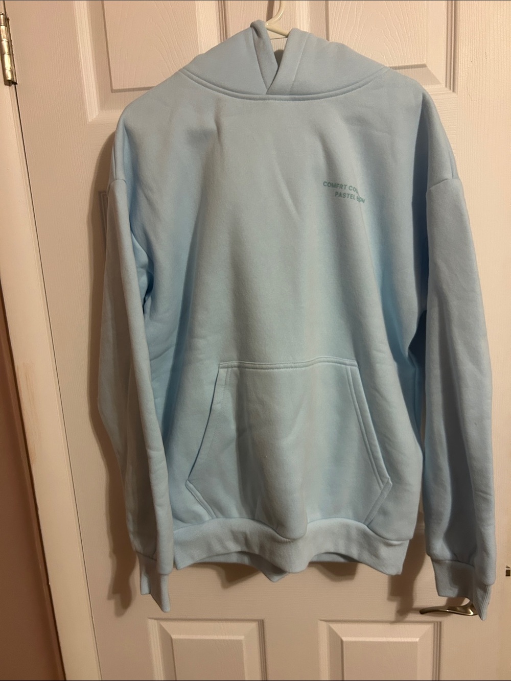 NWOT Women’s  Pastel Light Blue Hoodie